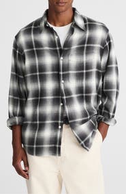 Madewell Plaid Flannel Button-Up Shirt