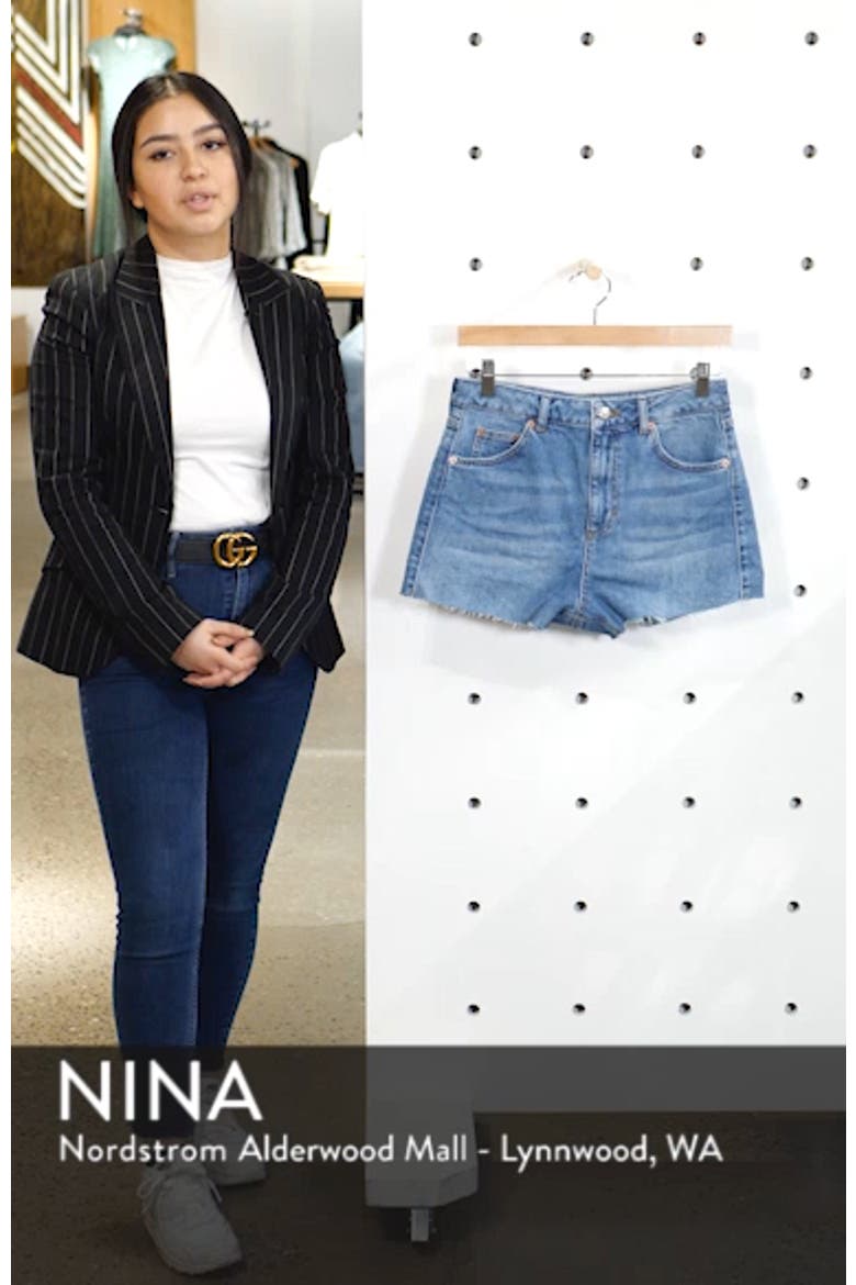 Premium Denim Mom Shorts video