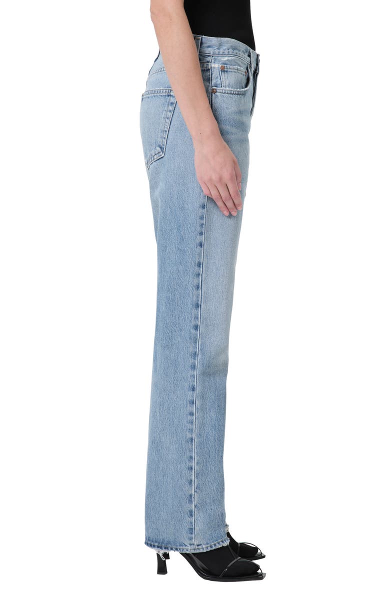 AGOLDE Kelly High Waist Relaxed Straight Leg Jeans, Alternate, color, Harmonic
