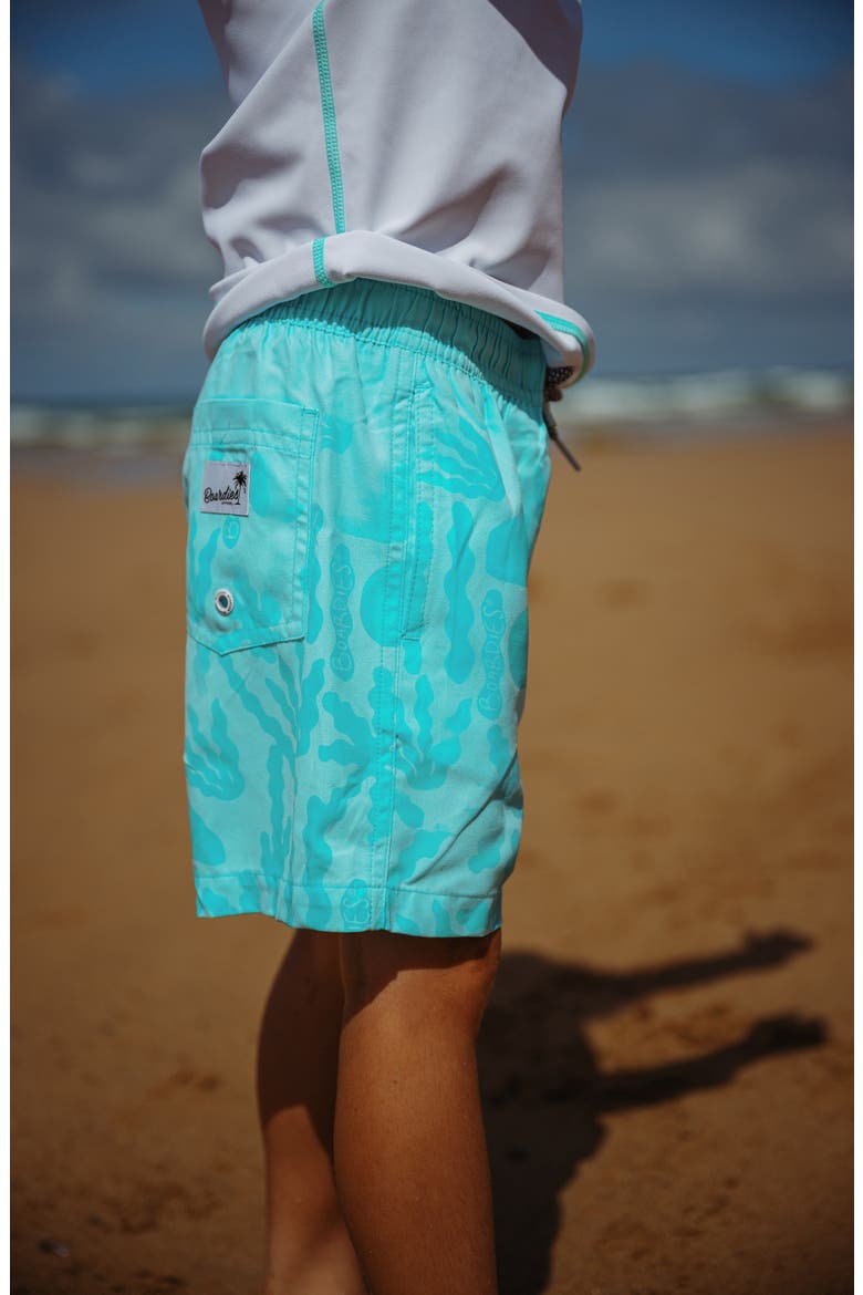 Kids' Bacalar Blue Swim Trunks, Alternate, color, BLUE