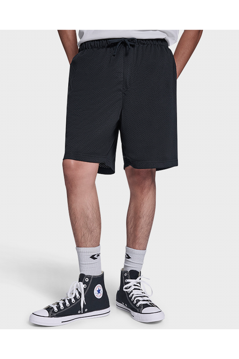Men's Converse Star Mesh Short, Main, color, CONVERSE BLACK