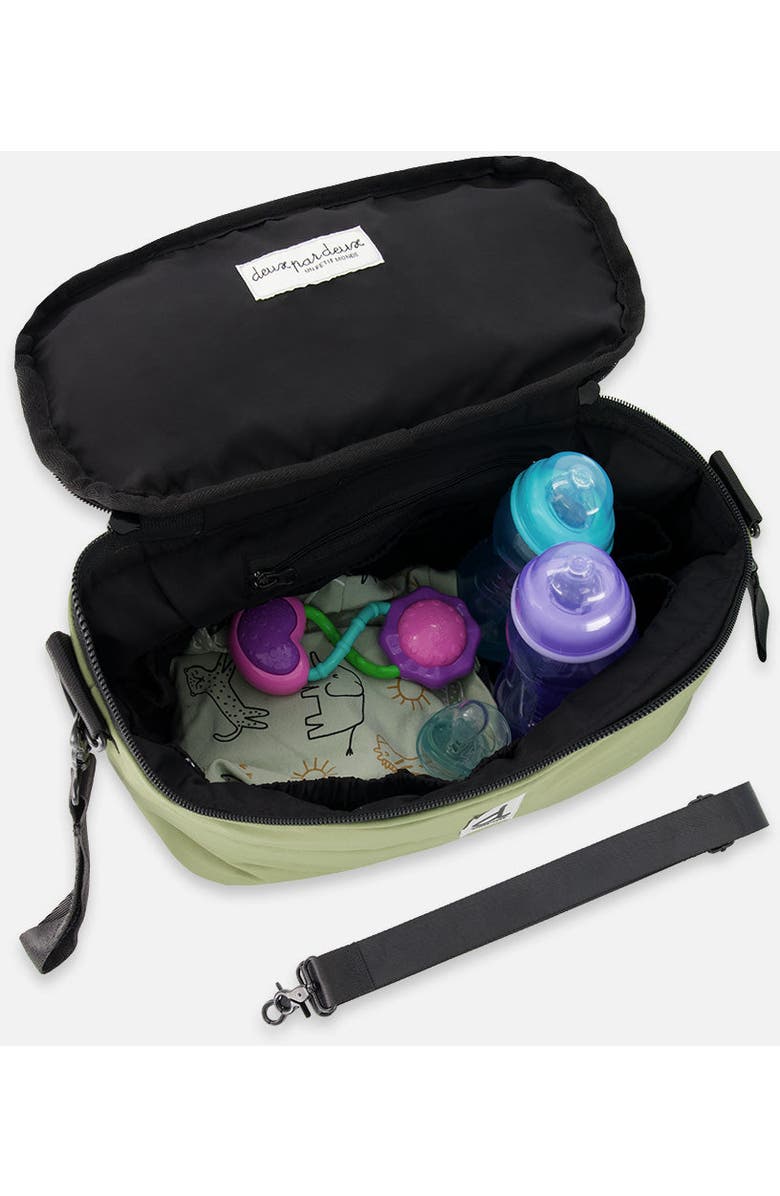 Deux par Deux Water-Repellent Six-Pocket Mini Diaper Bag, Alternate, color,