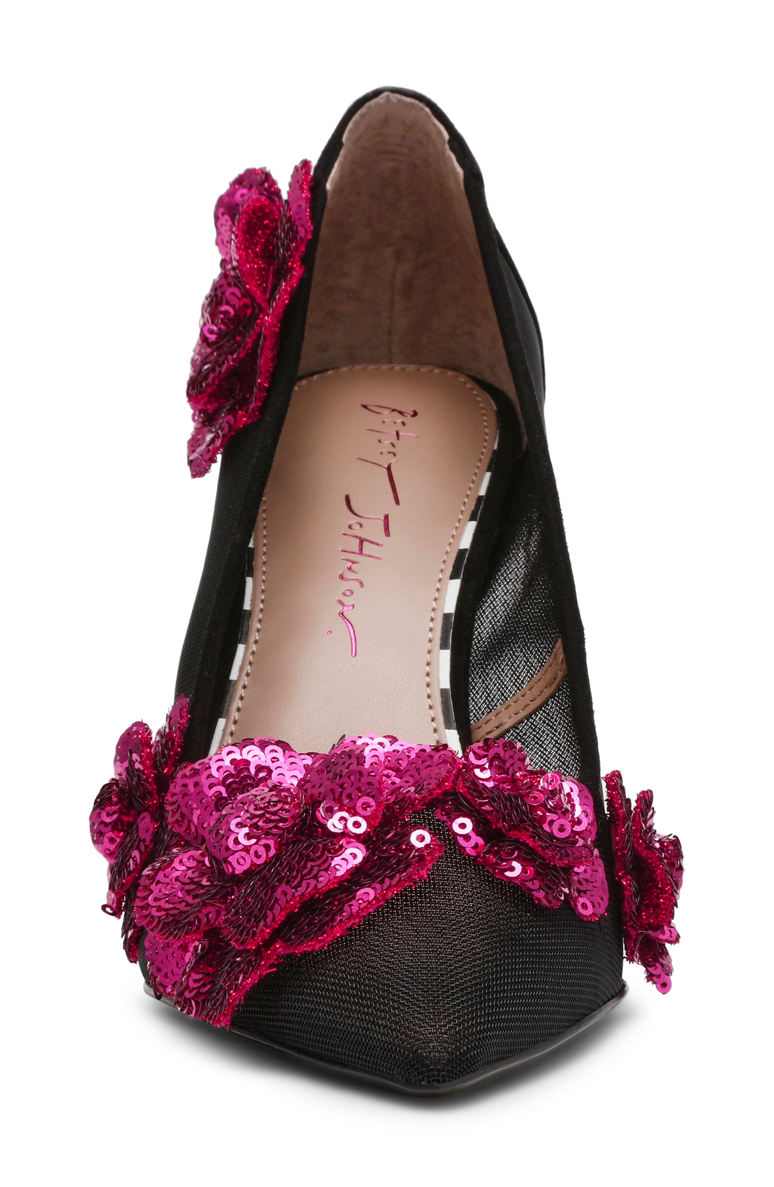 Betsey Johnson Rossa Pointed Toe Pump, Alternate, color, 