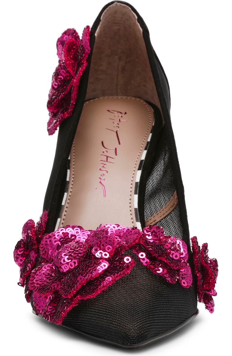 Betsey Johnson Rossa Pointed Toe Pump, Alternate, color,