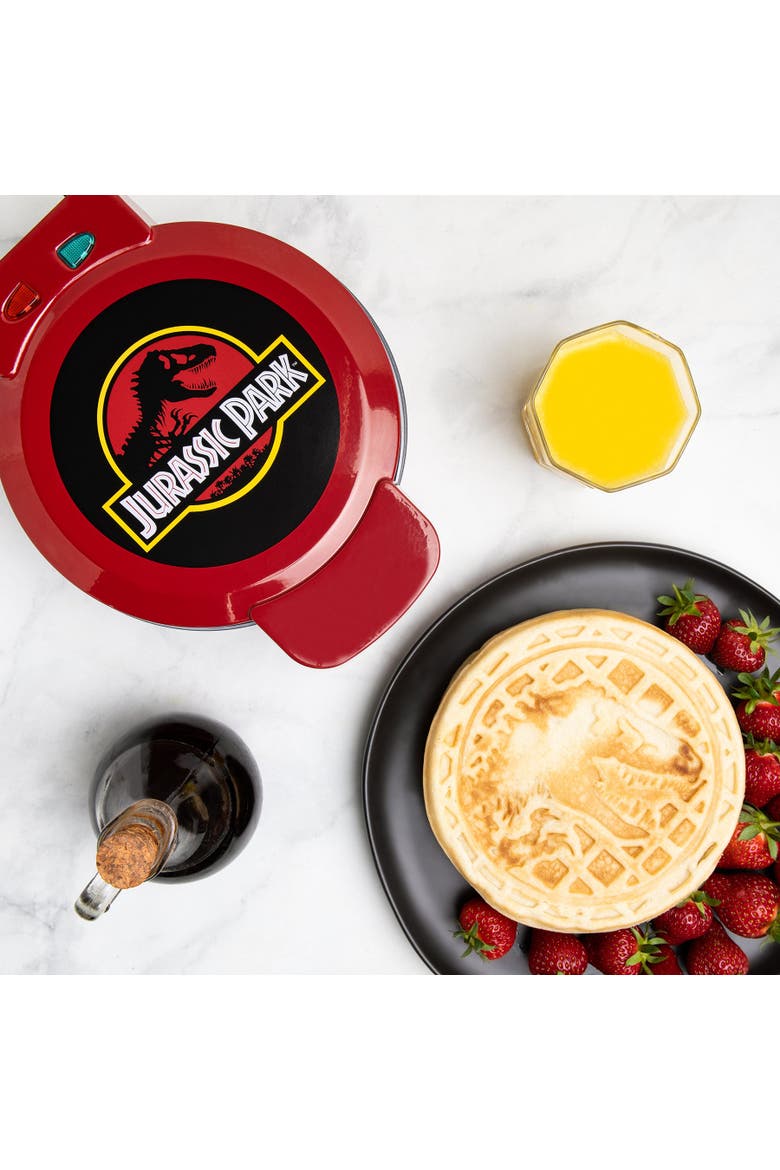 Jurassic Park Round Waffle Maker, Main, color, None