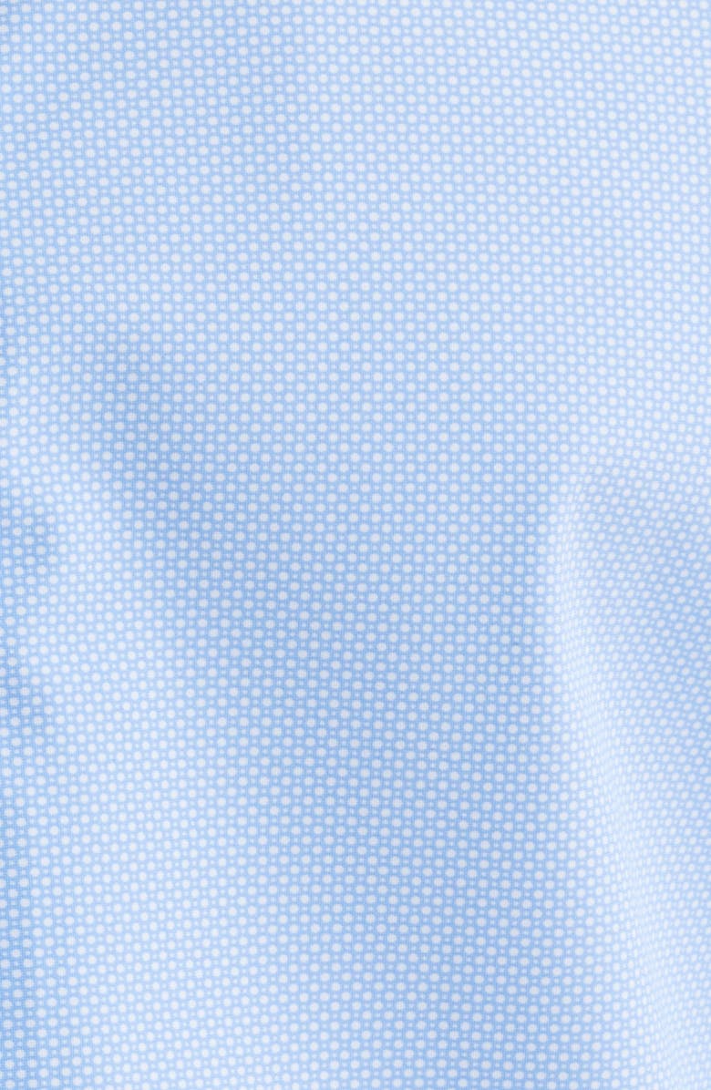 Emporio Armani Microprint Knit Button-Up Shirt, Alternate, color, 