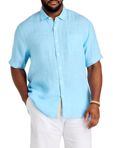 Big & Tall Breezer Linen Sport Shirt
