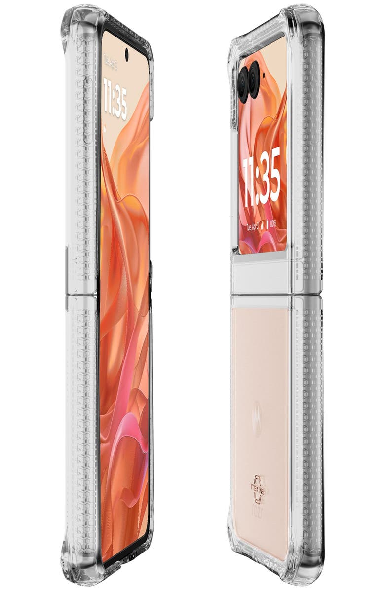 ITSkins Hybrid_R Clear Case for Motorola Razr, Alternate, color, Clear