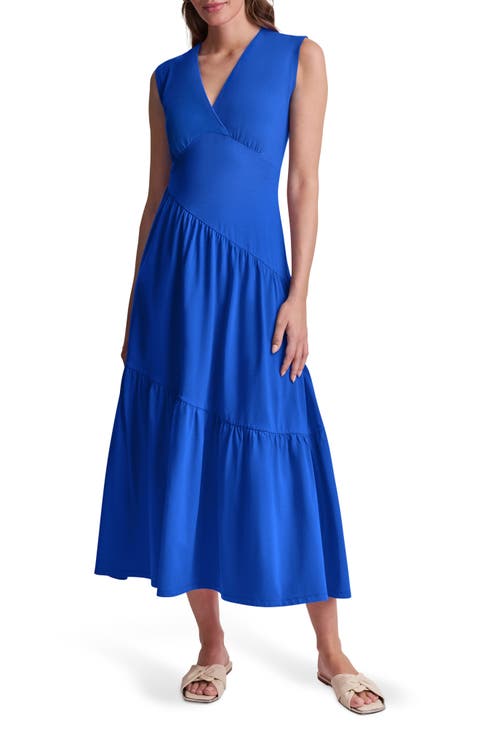 Stretch Cotton Maxi Dress