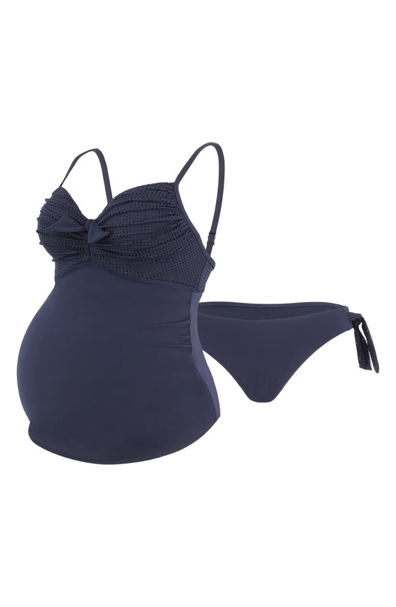 Cache Coeur Portofino Two-Piece Maternity Swimsuit, Alternate, color,