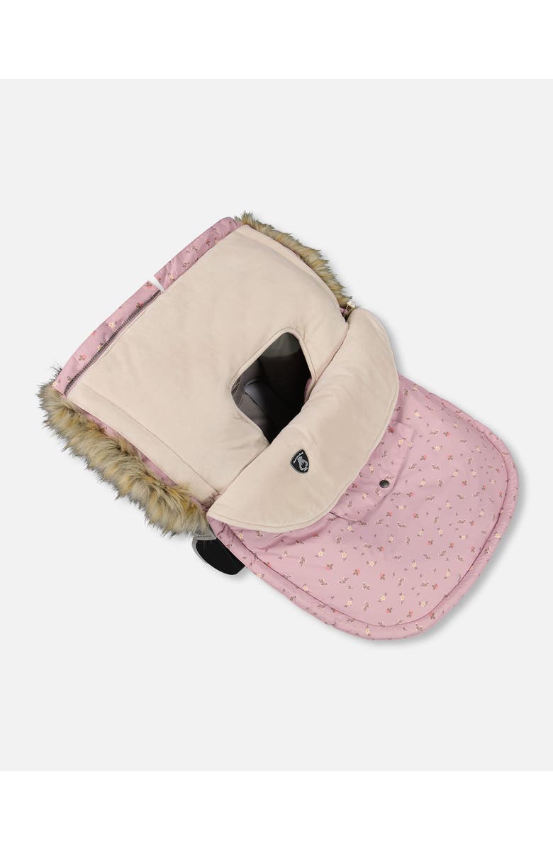 Deux par Deux Baby Girl's Baby Bunting Bag Pink Designed For Car Seat, Alternate, color,