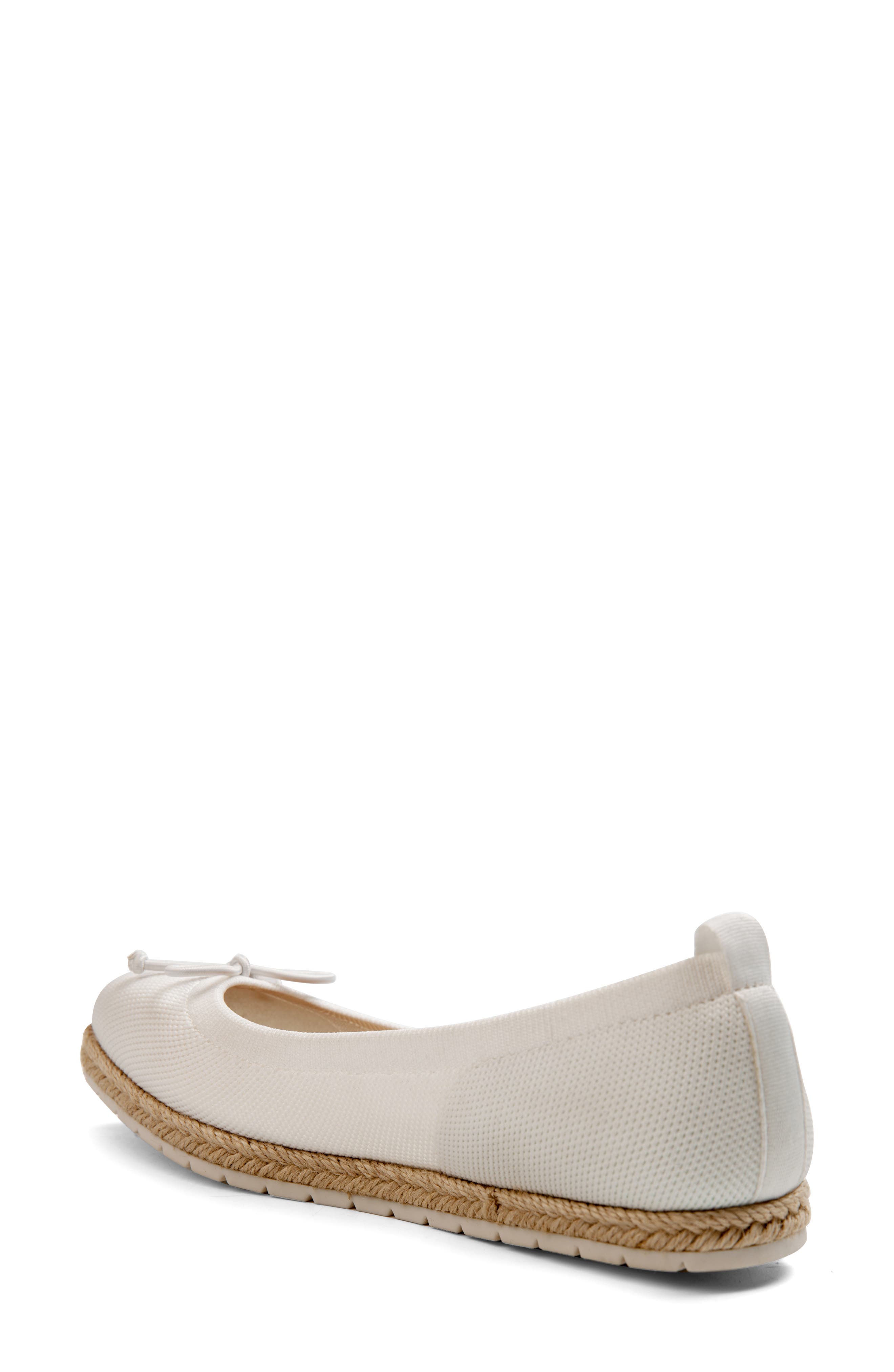 Me Too Kenzie Espadrille Flat, Alternate, color, White Mesh