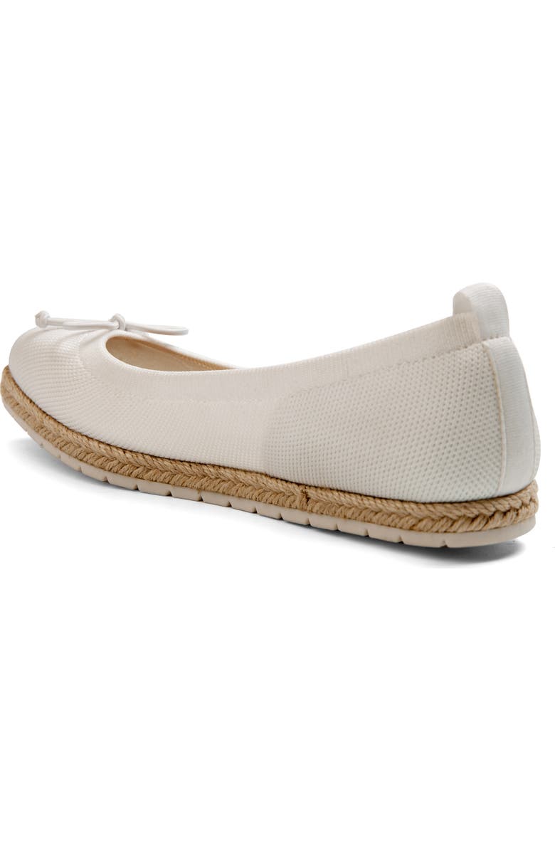 Me Too Kenzie Espadrille Flat, Alternate, color, White Mesh