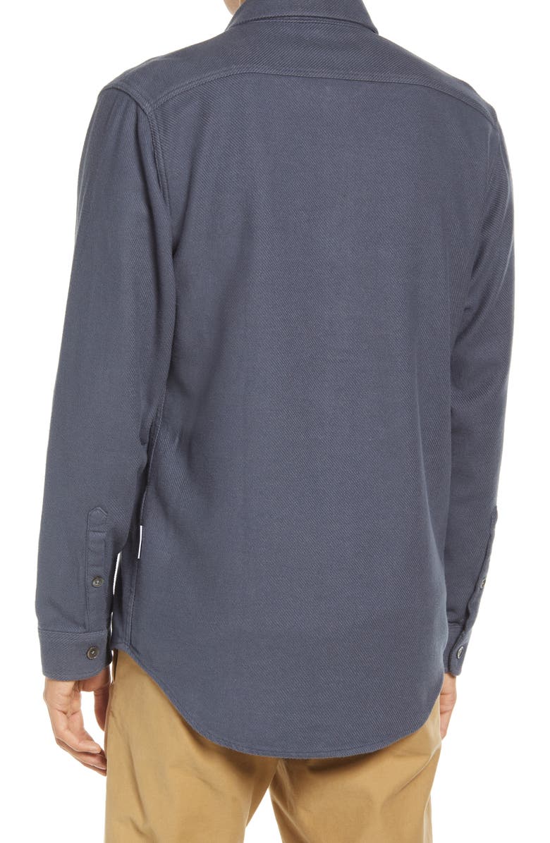 NN07 Alf 5146 Flannel Button-Down Shirt, Alternate, color, Concrete