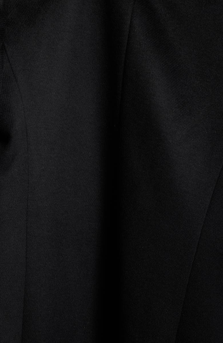 Sam Edelman Single Breasted Wool Blend Reefer Coat, Alternate, color, 