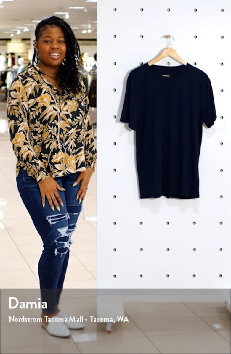 Pima Cotton Crewneck T-Shirt, sales video thumbnail