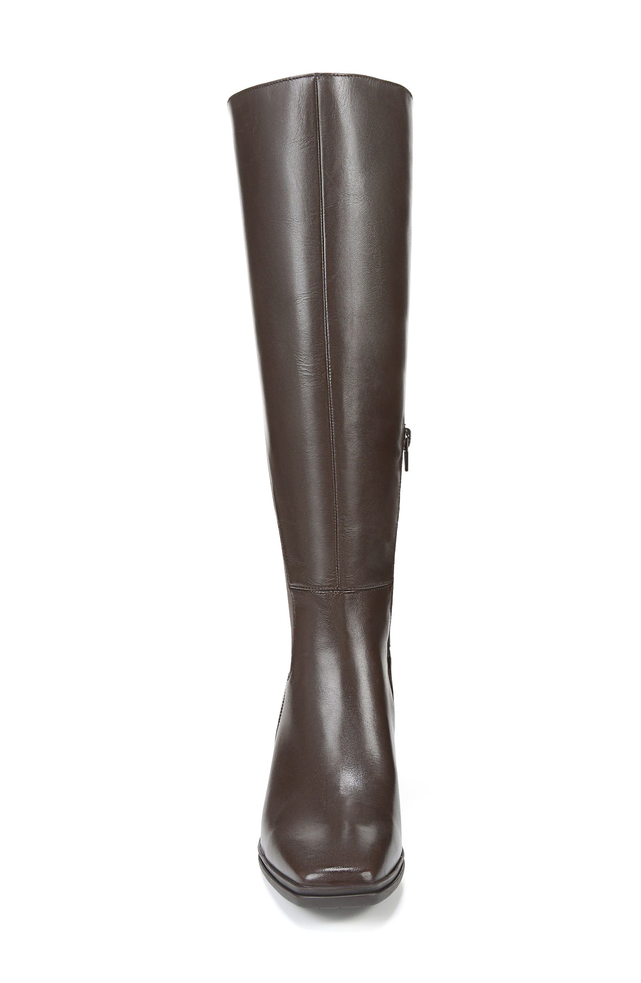 Naturalizer Axel Weatherproof Knee High Boot, Alternate, color, Oxford Brown Wp Leather