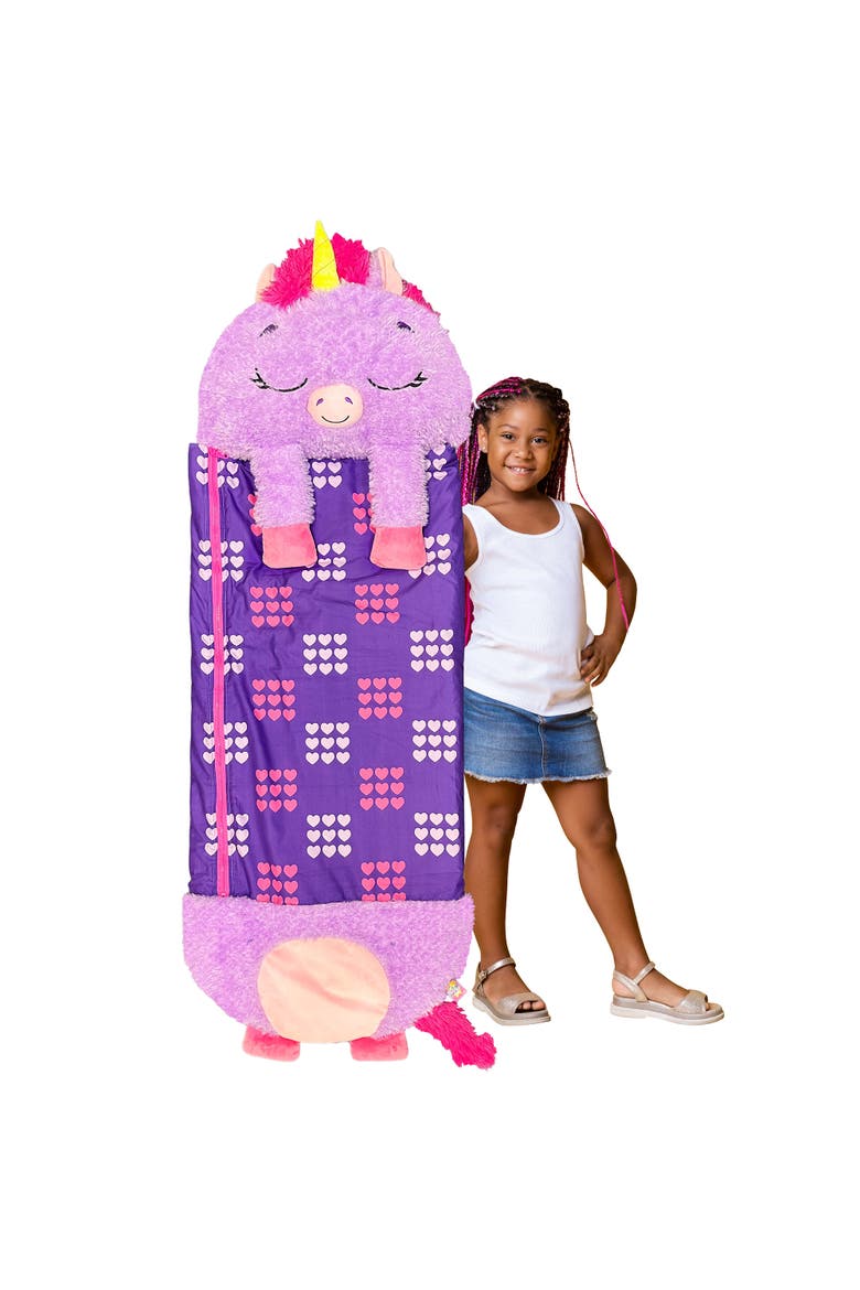 Large Pillow & Sleepy Sack, Alternate, color, Multicolored