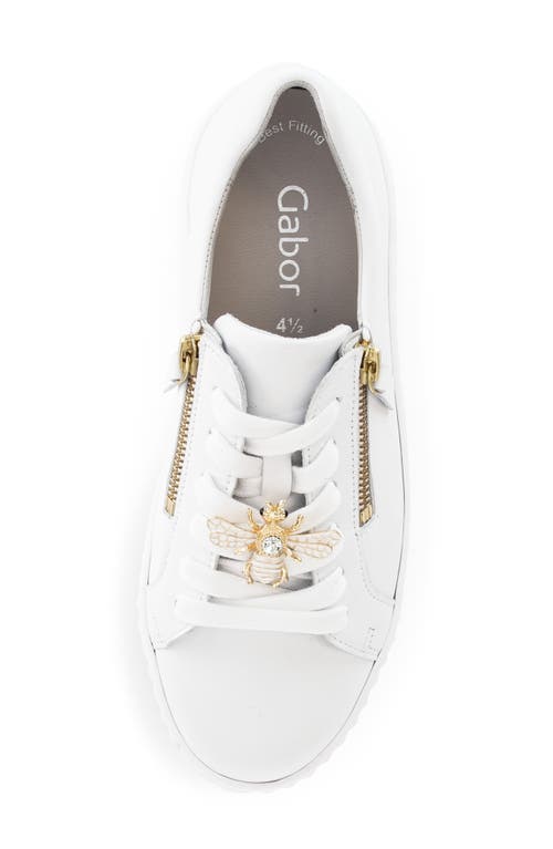 Gabor 63.201 Platform Sneaker In White