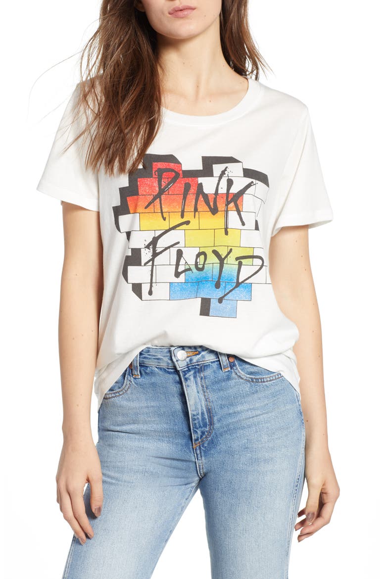 by Daydreamer Pink Floyd Graphic Tee, Main, color, VINTAGE WHITE