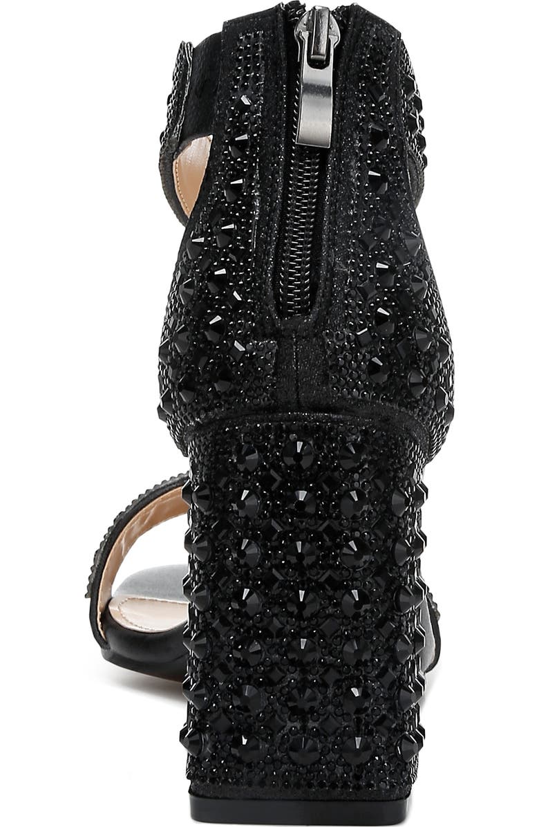 LONDON RAG Cady Embellished Sandal, Alternate, color, Black