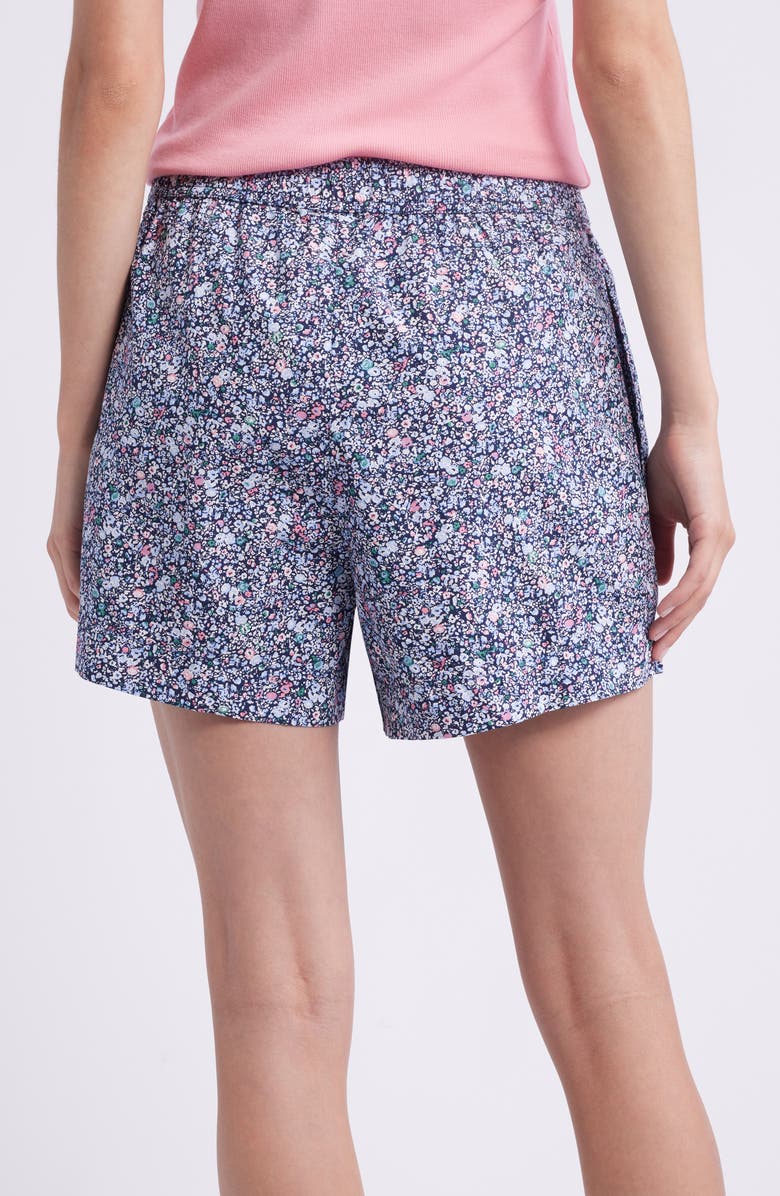 Open Edit Oversize Boyfriend Boxer Shorts, Alternate, color, Navy Multi Dense Floral