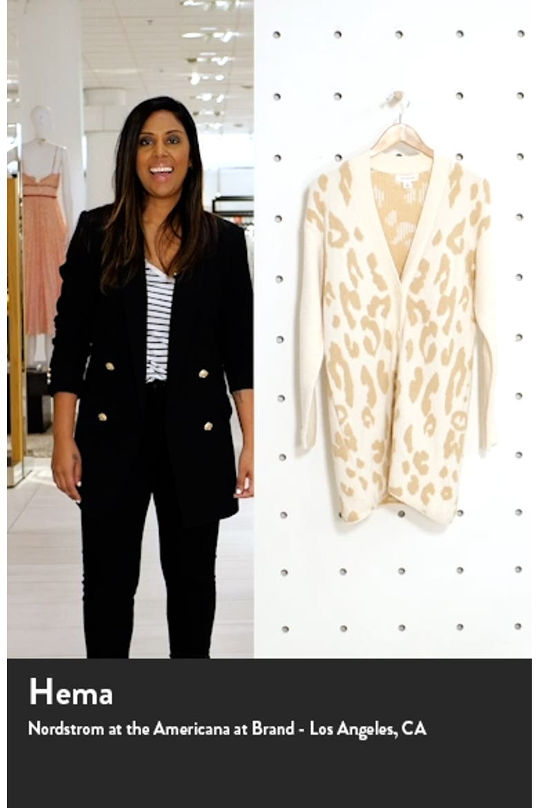 Leopard Cotton Blend Cardigan video