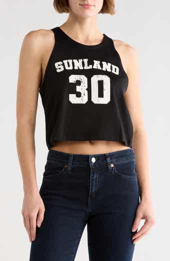 Re/Done Shrunken Boyfriend Jersey Tank