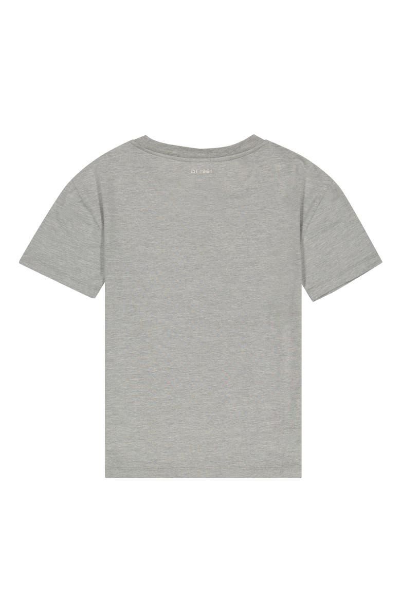DL1961 Kids' Short Sleeve Tee, Alternate, color, Heather Grey