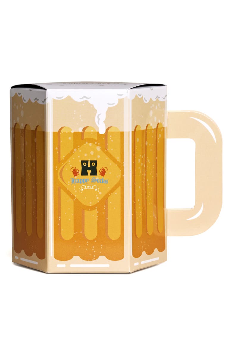 Happy Socks Assorted 3-Pack Wurst & Beer Socks Gift Box, Alternate, color,