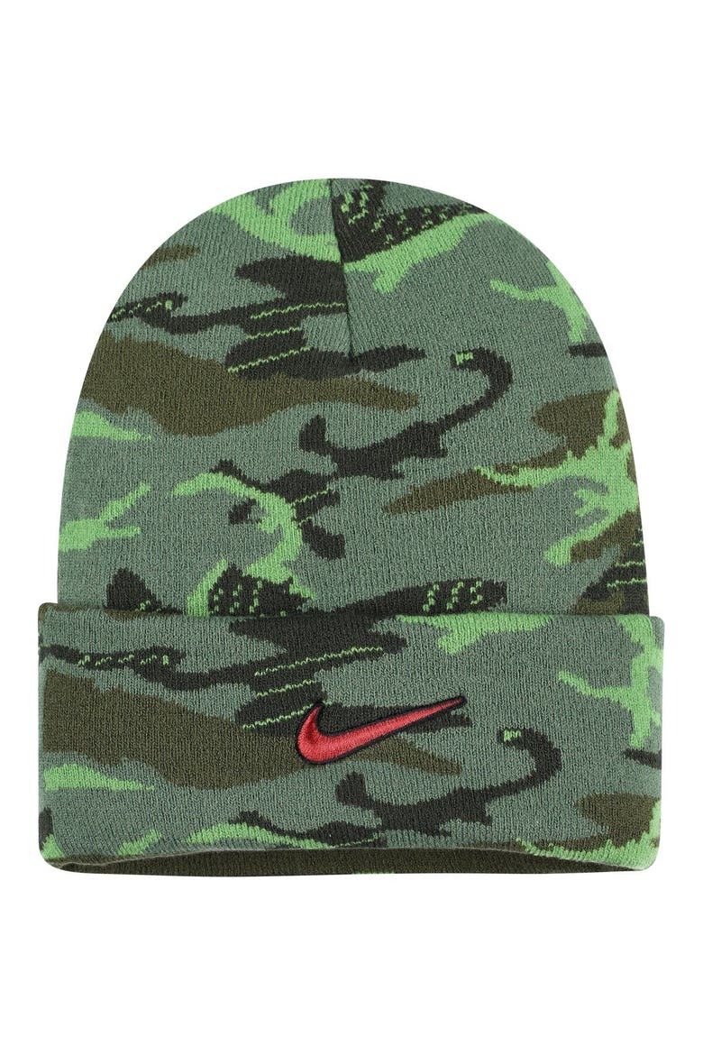 Men's Nike Camo Washington State Cougars Veterans Day Cuffed Knit Hat, Alternate, color, Camo
