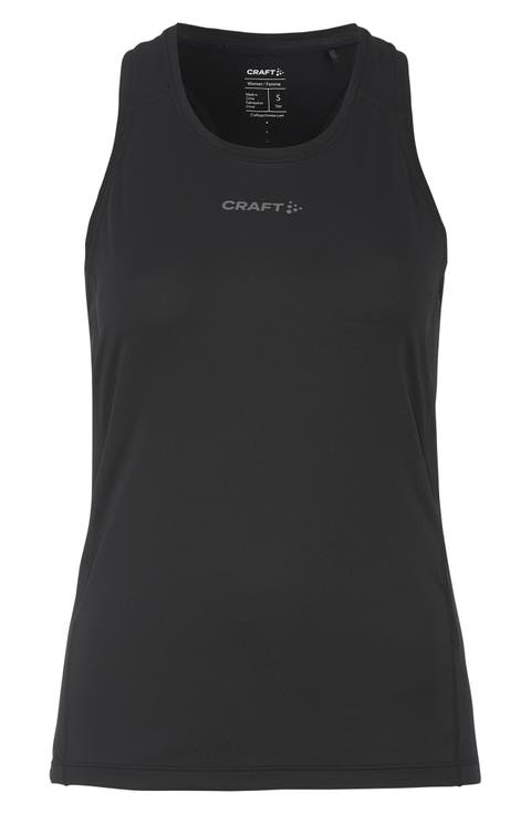 Essence Perforated Jersey Racerback Tank