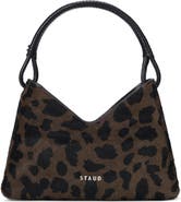 STAUD Valerie Genuine Calf Hair Shoulder Bag