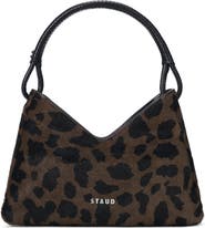 STAUD Valerie Genuine Calf Hair Shoulder Bag