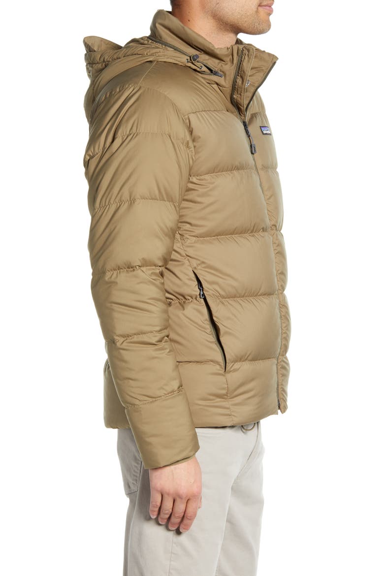 Silent Water Repellent 700 Fill Power Down Jacket, Alternate, color, SAGE KHAKI