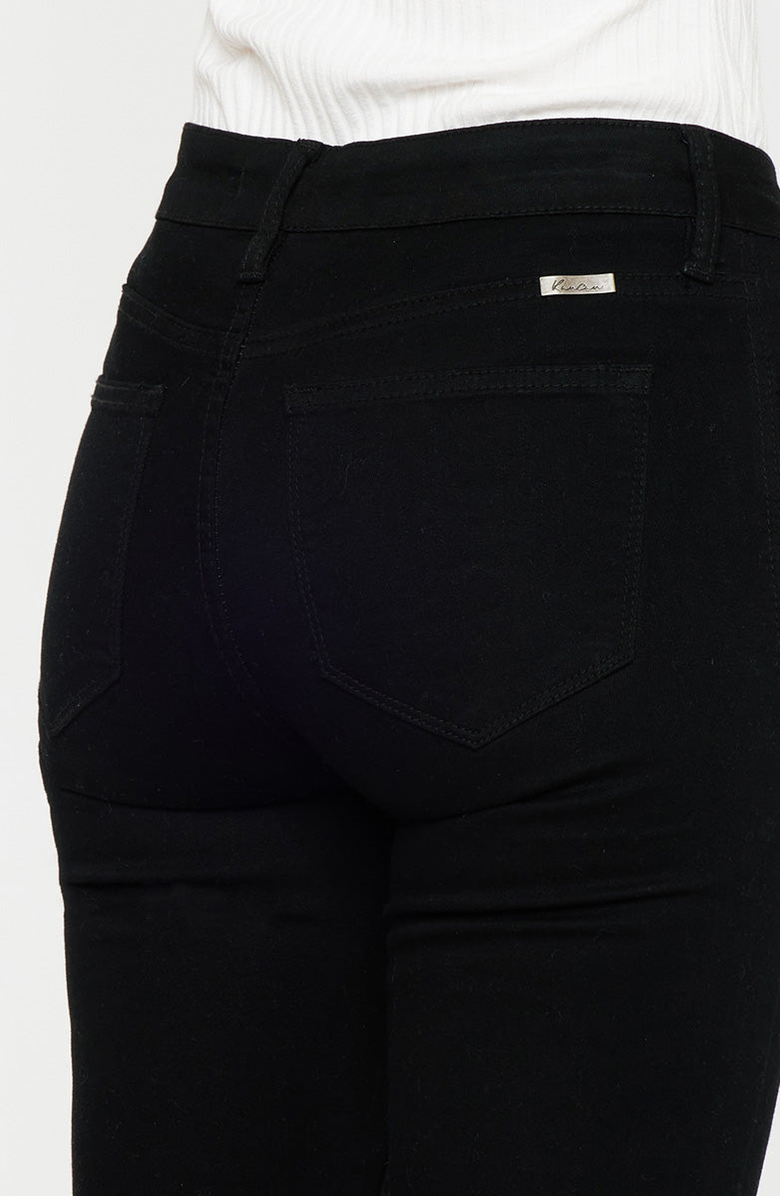 KanCan Ilene Mid Rise Flare Jeans, Alternate, color, Black