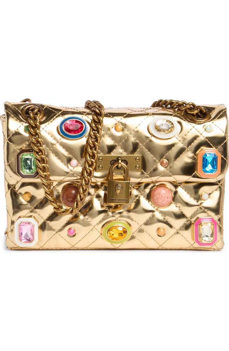 Kurt Geiger London Mini Brixton Gems Convertible Shoulder Bag, Main, color,
