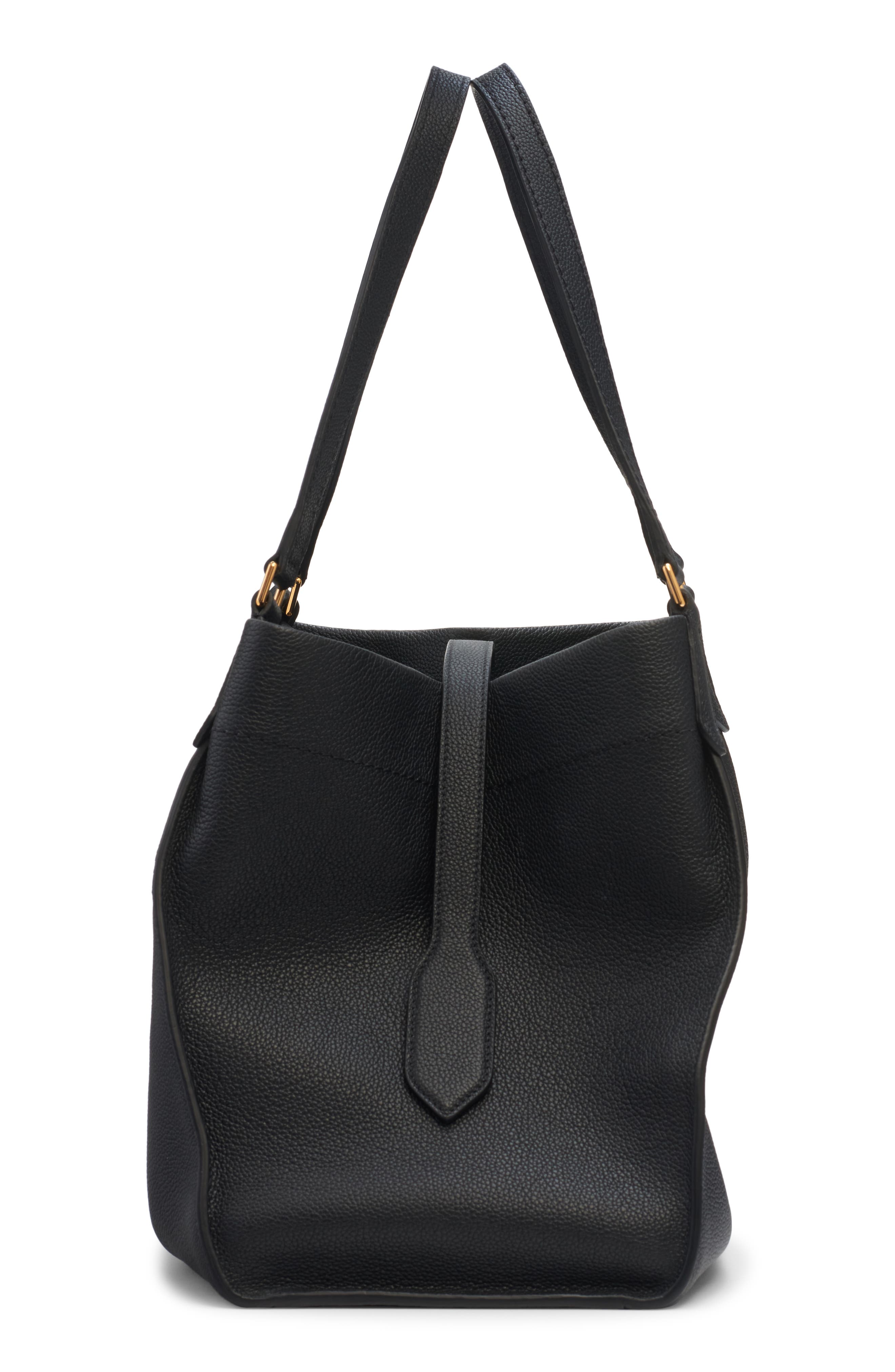 TOM FORD Large Tara Leather Tote, Alternate, color, 