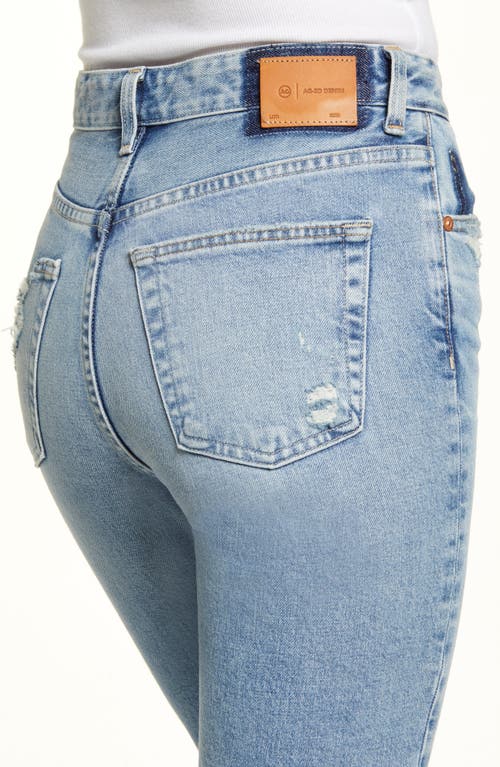 Ag Alexxis High Waist Straight Jeans In 23 Years Facade Patched