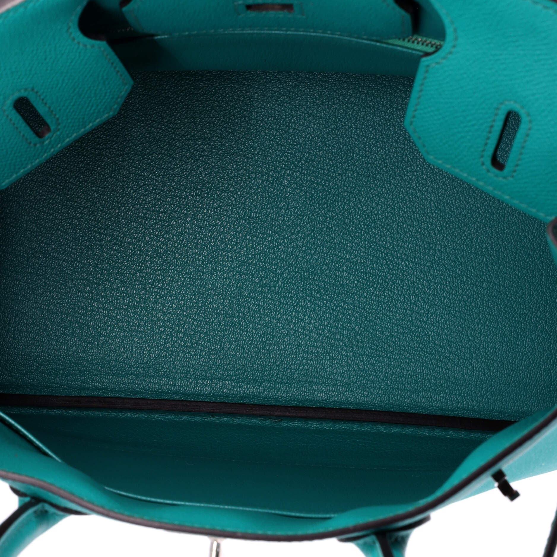 Pre-Owned Hermes Birkin Handbag Blue Epsom with Palladium Hardware 30, Alternate, color, Bleu Paon