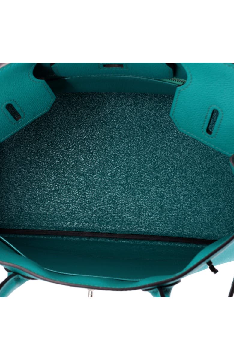 Pre-Owned Hermes Birkin Handbag Blue Epsom with Palladium Hardware 30, Alternate, color, Bleu Paon