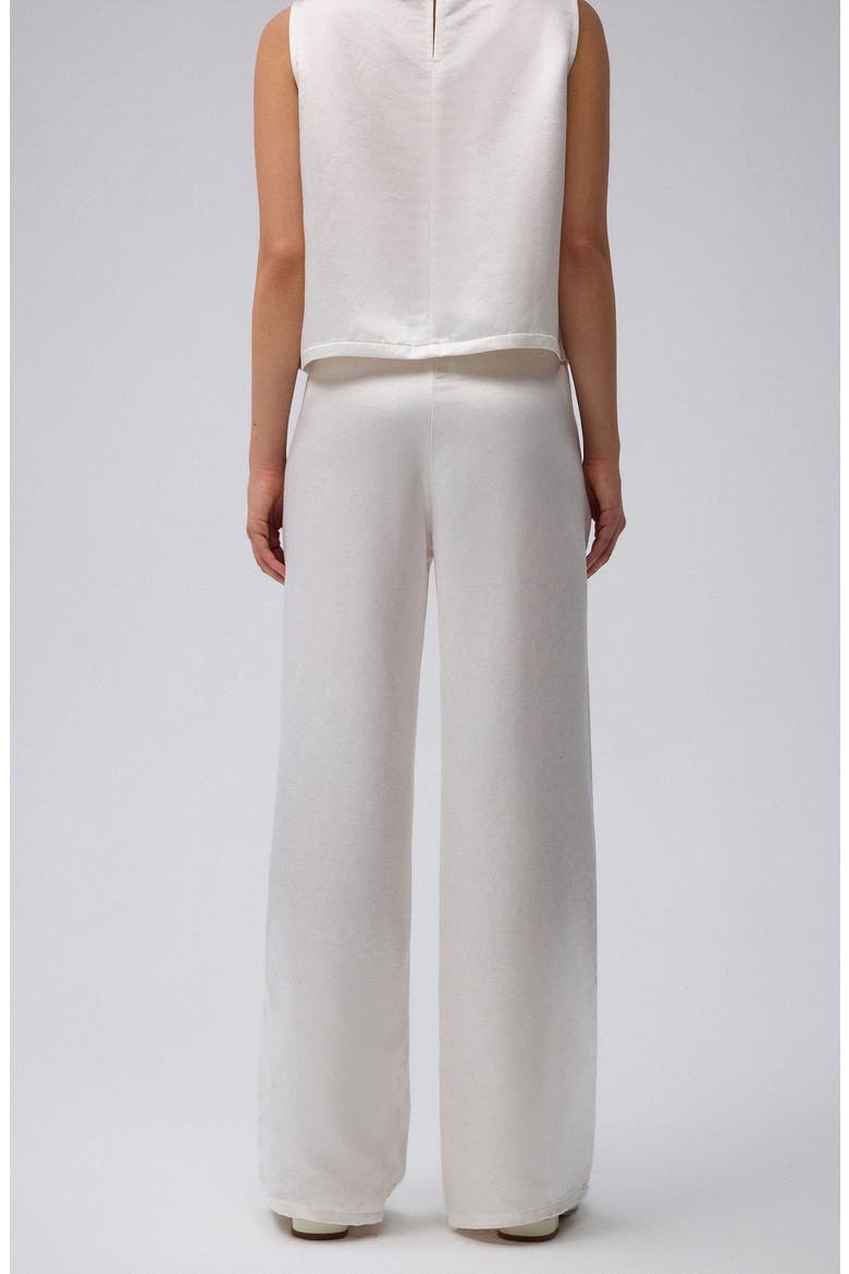 Aven Wide Leg Pants, Alternate, color, White Pearl