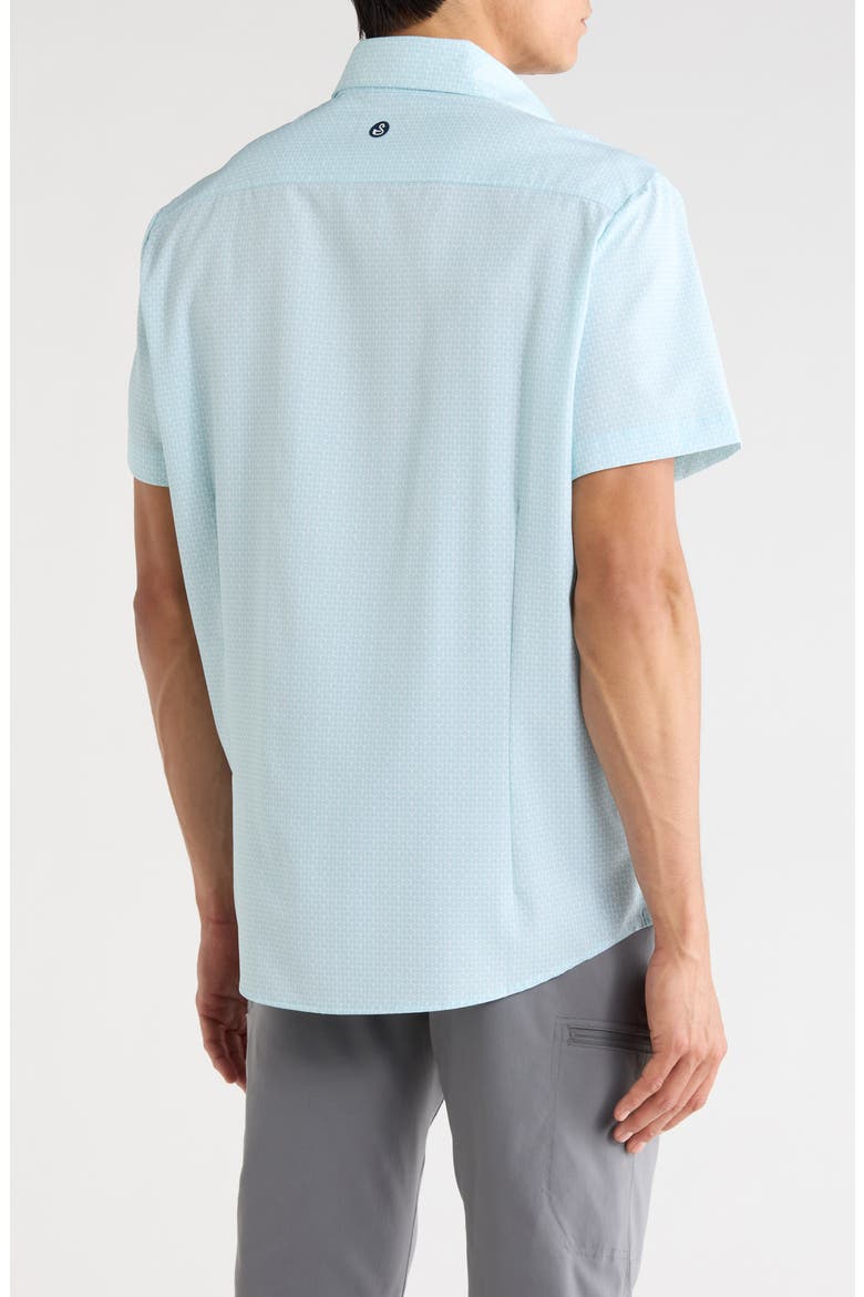 Tripp Short Sleeve Button-Up Golf Shirt, Alternate, color, SKY
