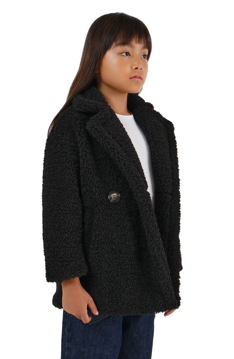 Apparis Kids' Anouck Faux Shearling Peacoat, Alternate, color, 