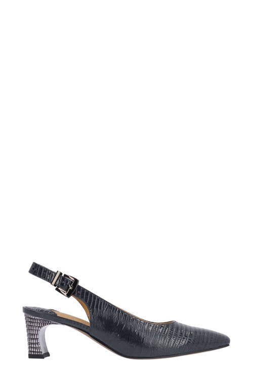 J. RENEÉ J. RENEÉ HADYN LIZARD EMBOSSED SLINGBACK PUMP