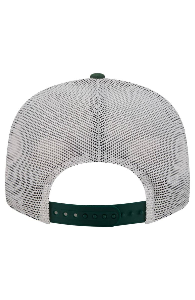 New Era Men's New Era Green Green Bay Packers Core Team 9FIFTY Trucker Snapback Hat, Alternate, color, Green