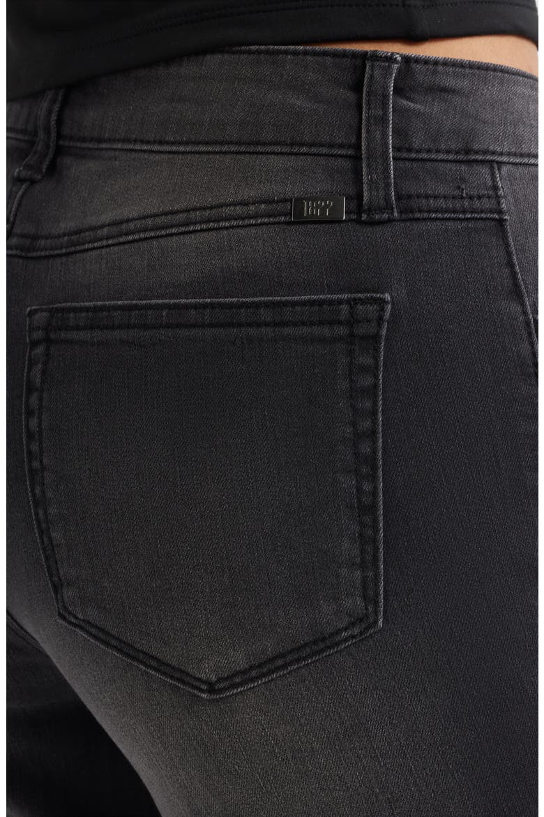 Cuffed Raw Hem Straight Leg Jeans, Alternate, color, WATSON
