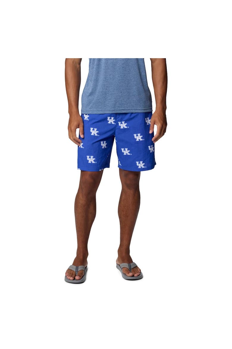 Men's Columbia Royal Kentucky Wildcats Backcast III Printed Short, Alternate, color, Royal