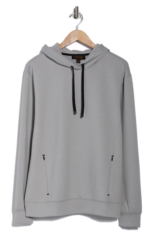 Truth Scuba Zip Pocket Hoodie In Gray
