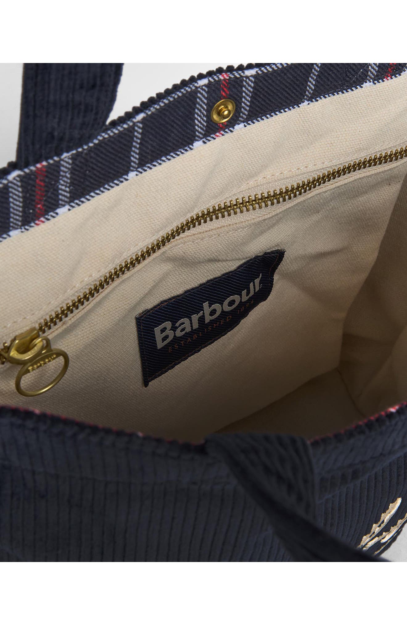 Mini Carrick Corduroy Tote Bag, Alternate, color, NAVY